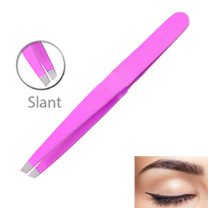 Custom Logo 3PCS Professional Eyebrow Tweezers Set Slant <b>Point</b> and Straight Tip Stainless Steel Tweezers - Product Image 3