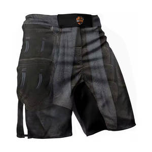 Pantalones Cortos Deportivos para Hombre, Corte Regular, Poliéster/Algodón, Secado Rápido, Ligeros y Duraderos, para Jiu Jitsu, MMA, Entrenamiento, Gimnasio, Uso Diario - Product Image 4