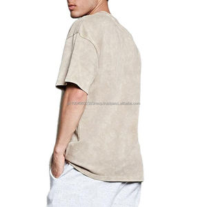 Camisetas Personalizadas de Fabricantes de Ropa, Lavado Ácido, Holgadas, 100% Algodón, Talla Grande, Mangas Completas, Diseño Sólido, 240 Gramos, para Eventos Formales - Product Image 6