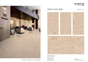 กระเบื้องพอร์ซเลนขัดเงาคุณภาพสูง ขนาด 600x1200 มม. สำหรับปูพื้นภายในอาคาร ดีไซน์ทันสมัย - Product Image 4