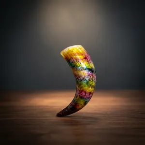 Cuerno para Beber Tallado Multicolor Estilo Vikingo Medieval, Diseño de Personajes de TV y Cine, Producto Pulido de Uttar Pradesh - Product Image 5