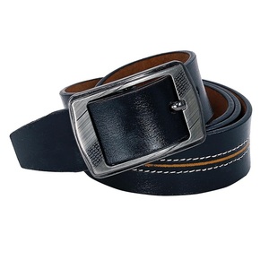 Cinturón de Cuero de Moda Vintage para Hombre, Cinturón Hecho a Mano de Piel de Vaca con Hebilla de Pin, Cinturones y Accesorios para Jeans - Product Image 2