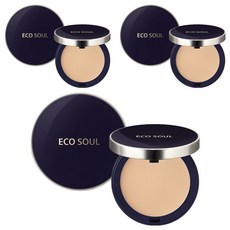 Eco Soul Perfect Cover Pact Polvo Fijador de Maquillaje 11g 21 Beige Claro Paquete de 3 - Precio con Descuento! - Product Image 1
