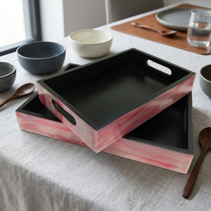 Elegante Bandeja de Servir Inspirada en el Mármol, Accesorio de Decoración Premium para el Hogar, para Cocina, Comedor, Baño, Tocador y Mesa de Centro - Product Image 6