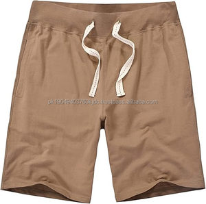 Shorts de sport classiques décontractés pour hommes avec logo frontal, style urbain, respirants, séchage rapide, en coton, avec cordon de serrage - Product Image 1