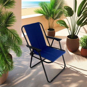 Hot Selling Spring Metal Steel Sun Sea <strong>Beach</strong> Lounge <strong>Chair</strong> Portable Folding <strong>Chair</strong> Outdoor Lightweight Strip Fabric Silla De Playa - Product Image 6