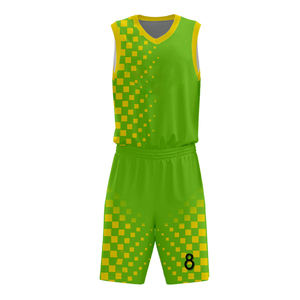 High Quality Sportswear Customized Basketball Kit uniform set Latest Style Team Wear Basketball Uniform - Product Image 1