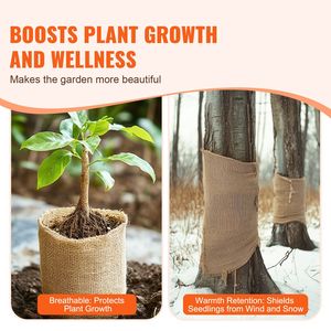 Rotoli di Tessuto in Iuta Naturale ad Alta Densità 40 x 150 piedi, Rotolo di Rete per Giardino in Juta Larga 50 x 50, Rotolo per Avvolgimento Alberi 50 x 50 ad Alta Densità e Larghezza Elevata - Product Image 1