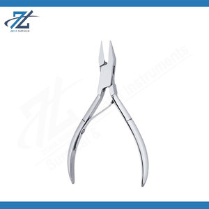 Wide Jaw Cuticle Nipper Stainless Steel Manicure <b>Set</b> Curved Blade Toenail Ingrown Cutter Professional Nail Care <b>Tool</b> Kit - Product Image 6