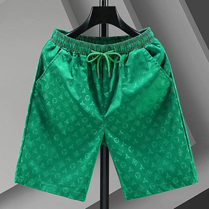 Pantalones Cortos Deportivos de Verano para Hombre, de Lujo, Casuales, con Cordones, Logotipo Personalizado, 5 Pulgadas, 100% Poliéster, Impermeables, Ecológicos, de Secado Rápido, Oxford - Product Image 1