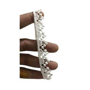 ขอบผ้าลูกไม้ฝ้ายทันสมัย เหมาะสำหรับชุดราตรี ผ้าคลุมไหล่ และเสื้อผ้าดีไซเนอร์ - Product Image 1