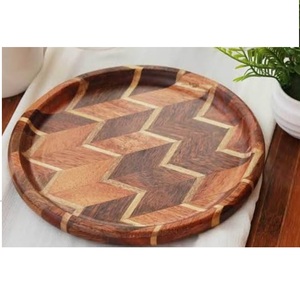 Plateau de service en bois au design émaillé Royal Design pour pâtes et pizzas, qualité supérieure, très vendu, décoration de table à manger - Product Image 6