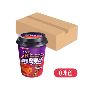 [KIDARIFOODS] KIDARI K-Yumsters Tteokbokki instantané en tasse, gâteau de riz épicé sucré saveur bœuf, collation coréenne - Product Image 4