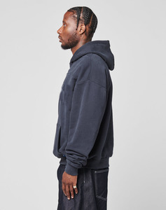 New Vintage Men's Hoodies Sweatshirts Boxy Fit Oversized Drop Shoulder Heavyweight 100% Cotton French Terry 450GSM Plain Dyed - Product Image 3