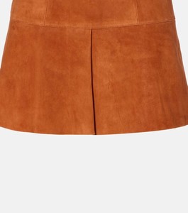 Jupe plissée en cuir véritable pour femme, style streetwear tendance, vente en gros, service d'échantillons OEM et personnalisation - Product Image 6
