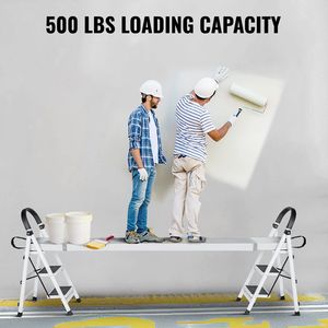 Tavola Telescopica in Alluminio da 6-9 Piedi con Capacità di 500 Libbre, Larghezza 12,5 Pollici, Piattaforma di Lavoro, Estensione per Ponteggio - Product Image 3