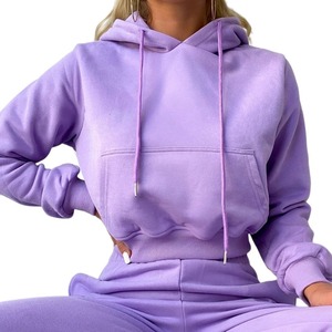 Conjunto Deportivo de 2 Piezas para Mujer, Sudadera de Manga Larga de Color Sólido con Cierre y Pantalones Deportivos - Product Image 3