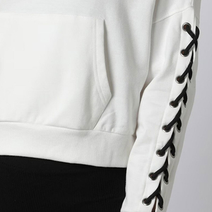 Dernier design de sweat-shirts d'hiver pour femmes, séchage rapide, polaire de qualité supérieure, service OEM, vente en gros, sweat-shirt à faible grammage pour femmes - Product Image 3