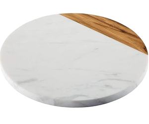 Tabla de Quesos Moderna y Ecológica con Asa de Metal, Tabla de Cortar de Madera de Bambú para Uso en el Hogar, Bar y Cocina, Apta para Lavavajillas - Product Image 1