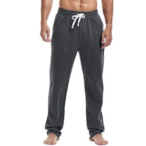 2026 Men's Pants Casual Sports Fleece <b>Slim</b> <b>Joggers</b> Wholesale Plus Size Straight Pattern Men's Trousers Embroidered Side Zipper - Product Image 1