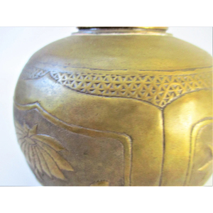 New Style Light Luxury Gold Electroplating Metal Ginger Vase Jar Decorative Desktop Vases Set Shiny Polished Handcrafted Pots - Product Image 6