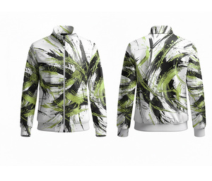 Fabricante de Chaquetas Personalizadas con Cierre Completo por Sublimación, Ropa Deportiva para Correr y Fitness, Cálida, Transpirable y de Secado Rápido |   Tallas Hombre Mujer Juvenil - Product Image 3