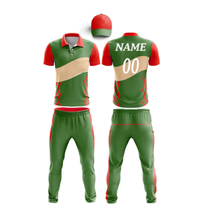 Uniforme de Cricket de Diseño Personalizado, Conjunto Completo, Colores Neón Vibrantes, Camisetas y Pantalones, Corte Moderno, Kit para Equipo de Twenty20, Fabricación OEM - Product Image 1
