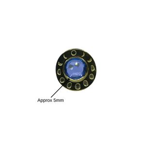 Anillo Clásico de Plata de Ley 925 Chapado en Oro con Topacio Azul para Mujer, Joyería para Bodas - Product Image 2