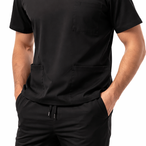 Conjunto de Uniformes Médicos para Hombre y Mujer, Uniforme Profesional de Enfermera y Doctor de Hospital, Dos Piezas, Ropa de Trabajo Elástica para el Sector Sanitario, Fabricante - Product Image 4