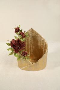 ตะกร้าใส่ช่อดอกไม้ผ้าคุณภาพพรีเมียม ปรับแต่งได้ ทนทาน ออกแบบมาเป็นพิเศษสำหรับงานแต่งงาน ของชำร่วยสวยงาม ห่อของขวัญให้ดูหรูหรา - Product Image 5