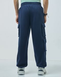 Pantalons personnalisés en gros pour vêtements : Polyester, Coton, Élégants, Amples, Coupe Droite, Automne, Mode, Cargo, Survêtement - Product Image 3