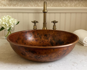 Lavabo de Baño Moderno de Lujo Rectangular con Acabado en Cobre, Estilo Popular, Venta al por Mayor - Product Image 4