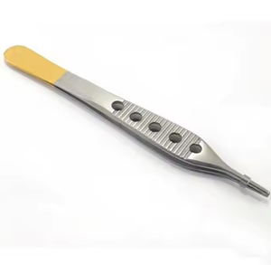 Pince à épiler chirurgicale droite TC 6'' (15 cm) en acier inoxydable de haute qualité pour tissus, pince à épiler dentaire TC - Product Image 3
