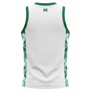 Tenue de basketball sublimée écologique, ensemble maillot et short personnalisés en tissu, uniformes sportifs haute performance - Product Image 4