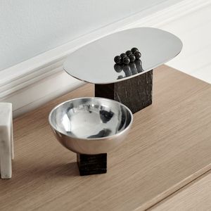 Bol en acier inoxydable argenté avec couvercle martelé doré, base en forme de feuille, pot à bonbons et sucre décoratif moderne, récipient de décoration de table pour la maison - Product Image 3