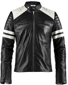 แจ็คเก็ตหนังผู้ชายดีไซน์ทันสมัยสั่งทำพิเศษ ผลิตในปากีสถาน แจ็คเก็ตหนังคุณภาพสูงสำหรับผู้ชายและนักขี่มอเตอร์ไซค์ แจ็คเก็ตฤดูหนาว - Product Image 5