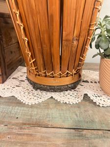 Vietnam Vintage Hand Woven Japanese <b>Bamboo</b> Cormorant Large Rattan <b>Table</b> <b>Lamp</b> Farmhouse Decor Supplier Manufacturer - Product Image 2