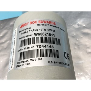 เซ็นเซอร์วัดความดัน BOC Edwards W65821811 Barocel - อุปกรณ์และอะไหล่เซมิคอนดักเตอร์ระดับโลกที่เชื่อถือได้ - Product Image 1