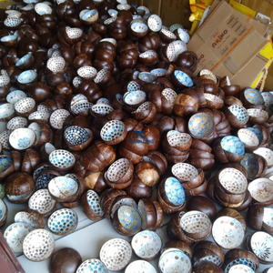 Tazón de coco ecológico de nácar al por mayor con Gecko dentro de tazones de concha marina hechos a mano de Vietnam cáscara de coco - Product Image 6