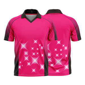 Polo Deportivo Unisex de Poliéster de Alta Calidad con Sublimación Digital a Color Personalizado para Clubes Deportivos, Crea Tu Propio Diseño de Cricket - Product Image 4