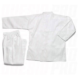 ชุดคาราเต้สำหรับนักเรียน ชุดฝึกซ้อมน้ำหนักเบา ชุดศิลปะการต่อสู้สีขาว ชุดฝึกซ้อมสำหรับผู้เริ่มต้น สำหรับเด็ก วัยรุ่น และผู้ใหญ่ - Product Image 4