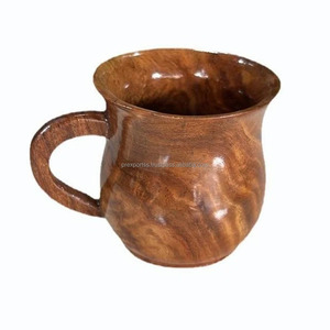 Tasses en bois naturel personnalisées de haute qualité, écologiques et durables, style américain, directement de l'usine, pour thé et café, style indien - Product Image 4