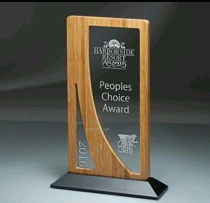 À la mode moderne personnalisé plus récent cristal trophée gravure prix médailles Plaques sport réunion bienvenue cadeaux bois Base cristal trophée - Product Image 5