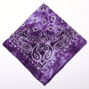 Bandana carré unisexe personnalisé en soie couleur unie, 49x49cm, pour l'extérieur, impression par sublimation thermique, foulard, brassard de motard, mouchoir - Product Image 5