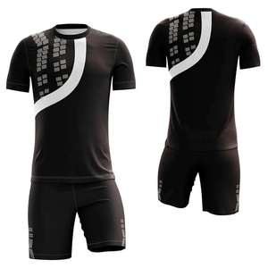 Uniforme de Fútbol Personalizado con Nombre y Número del Equipo, Ropa Deportiva Transpirable, Elástica, de Secado Rápido, Cómoda para Entrenamiento y Partidos, 100% - Product Image 3