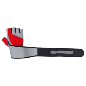 Gants de fitness sans doigts en maille rouge et noire pour la gym, le yoga, le pilates, l'entraînement, pour hommes et femmes, utilisation en extérieur et à domicile - Product Image 6
