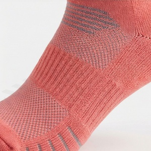 Coral Athletic <b>Crew</b> <b>Socks</b> With Geometric Pattern Breathable Polyester Spandex Running Support <b>Socks</b> For Adults Summer - Product Image 4