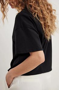 Nouvel Arrivage T-shirt Unisexe 100% Coton pour Femme, Doux, Décontracté, à Manches Courtes, Coupe Oversize Boxy Personnalisée, Idéal pour l'Été - Product Image 3