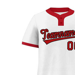 Camiseta de Béisbol Personalizada al por Mayor, Transpirable, con Dos Botones, Nuevo Diseño, de Alta Calidad y Secado Rápido - Product Image 4