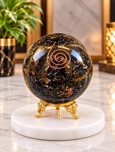 Esferas de turmalina negra de cristal natural al por mayor para regalos y Feng Shui - Product Image 2